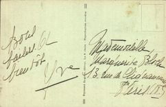 VINTAGE POSTCARD Martrou Passage of a Cruiser under the Transporter bridge Boat