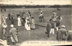 CPA Deauville Au Polo Hippisme Chevaux Cheval 