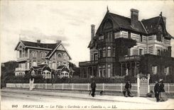 CPA Deauville Les Villas Gardenia et Camelia