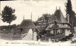 POSTAL Deauville de la VENDIMIA la granja de la cuesta
