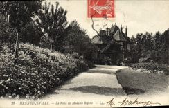 VINTAGE POSTCARD Hennequeville the villa of Mrs Rejane