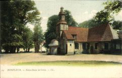 VINTAGE POSTCARD Honfleur Notre Dame de Grace
