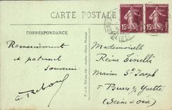 CPA Cantal Aurillac Statue du Pape Gerbert