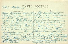 VINTAGE POSTCARD Riom be Mountains Ravine and Castle of Tautal