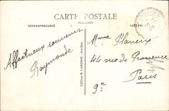 VINTAGE POSTCARD Falls of Maronne Bridge and Moulin of Crozat