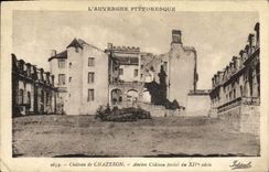 VINTAGE POSTCARD Castle of Chazeron Old Castle of 14th