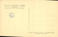 VINTAGE POSTCARD Angouleme the Apse the Dome and the Bell-tower of the Cathedral Saint Pierre