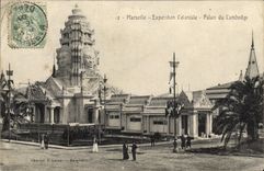 CPA Marseille Exposition Coloniale Palais du Cambodge