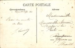 CPA Marseille Le Prado Vu De La Plage Tramway