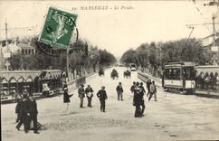 CPA Marseille Le Prado Tramway