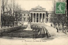 CPA Marseille Le Palais De Justice