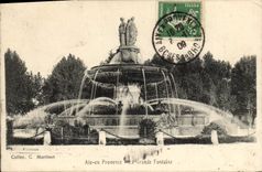 CPA Aix Les Provence La Grande Fontaine