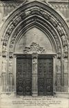 CPA Aix En Provence Portail De La Cathedrale St Sauveur