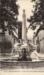CPA Aix En Provence Fontaine Des Quatre Dauphins