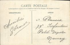 CPA L'Artillerie Montee Et Les Obstacles sortie Du Fosse Chevaux Militaria Mailly le Camp