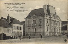 VINTAGE POSTCARD Arcis On Paddle the Savings bank