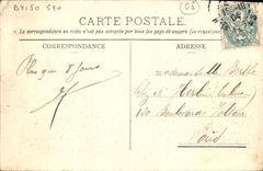 VINTAGE POSTCARD Needles In the Torrent De Theus