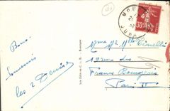 VINTAGE POSTCARD the Jura Mounts the Country De Gex Seen Since the Sickle