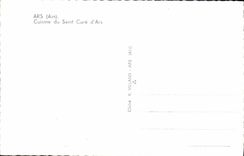 MODERN CARD Ars Cuisine Of the Saint Cleans of Ars