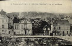 VINTAGE POSTCARD Battle Of the Marne Thierry Castle Seen On the Castle