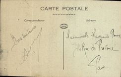 VINTAGE POSTCARD Battle Of the Marne Thierry Castle Seen On the Castle