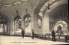 CPA Vichy Source Des Celestins