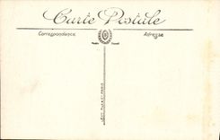 Ruinas de Vence de la POSTAL de la VENDIMIA de Commanderie viejo de Templiers