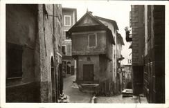 MODERN CARD St Martin Vesubie Old woman House