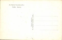 MODERN CARD St Martin Vesubie Old woman House