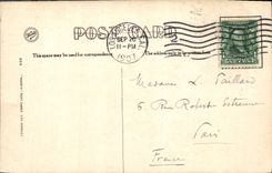 Casa Los Ángeles California del cortocircuito de la POSTAL de la VENDIMIA