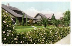 CPA California Bungalows Winter