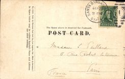 Residencia típica de la calle de California de la POSTAL de la VENDIMIA