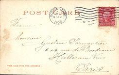 VINTAGE POSTCARD Signal Summit House Off MIT Washington White Mountains