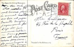 VINTAGE POSTCARD Subway Public Fan-in Garden Boston Farmhouse Subway Tram