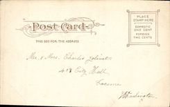 VINTAGE POSTCARD Trinity Church Boston Farmhouse