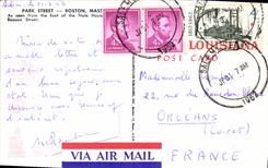 MODERN CARD Park Street Boston Farmhouse Ace Seen The Foot Off The State House Beacon' S street