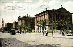 VINTAGE POSTCARD Boston Farmhouse Institute Off Technology And Natural History Building