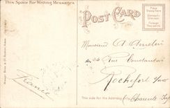 VINTAGE POSTCARD State House Boston Farmhouse