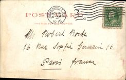 VINTAGE POSTCARD Hand Street Jacksonville Fla