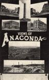 VINTAGE POSTCARD Views Off Anaconda