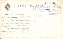 VINTAGE POSTCARD Superior St Vladuct Cleveland Ohio Tram