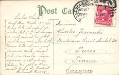 VINTAGE POSTCARD Public Public garden Cleveland Ohio