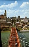 VINTAGE POSTCARD Suspension Bridge Cincinnati Ohio