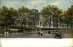 VINTAGE POSTCARD Columbus Ohio State Capital