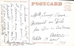 VINTAGE POSTCARD Toledo Gullied At Walbridge park