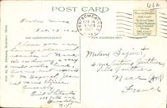 Opinión del ojo de Bird S de la POSTAL de la VENDIMIA del cortijo de Boston de la torre de aduanas