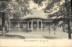 VINTAGE POSTCARD House Carondelet Park St Louis Mo