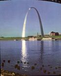 CPM Sunrise On Arch St Louis Gateway Arch Seen From East St Louis
