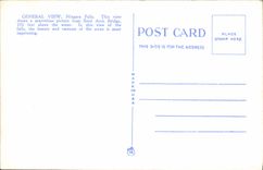 VINTAGE POSTCARD General View Niagara Falls