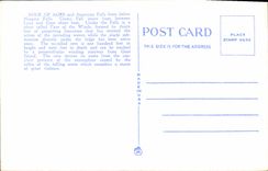 VINTAGE POSTCARD Rock'n'roll off Old and Cellar off the Winds Niagara Falls